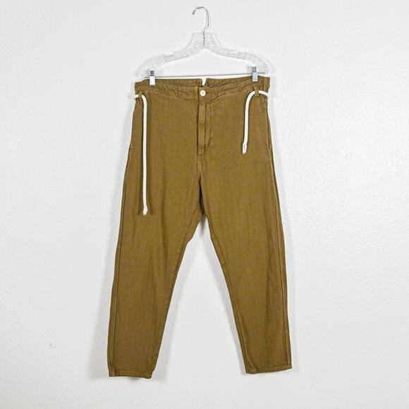 Prospective Flow Men's Kaze Olive 10oz Herringbone Japanese Military Pant sz 36 - Picture 1 of 10